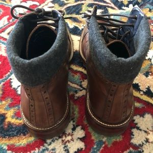 Johnston & Murphy Boot with sticking detail.